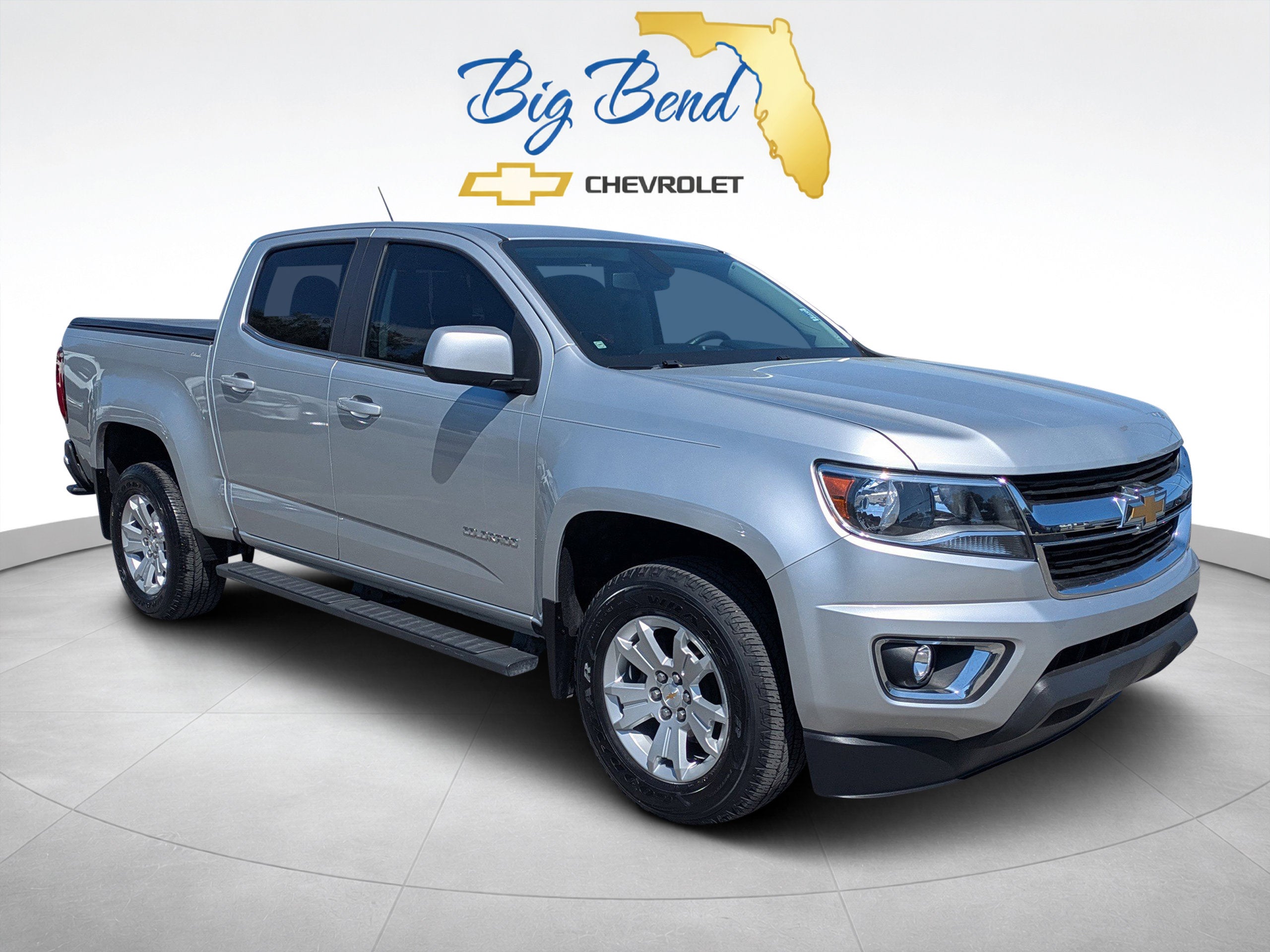 2016 Chevrolet Colorado 2WD LT in Silver Ice Metallic — front three-quarter view